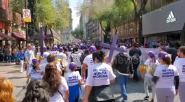 Feminists Rally In Mexico City To Tackle Violence Against Women
