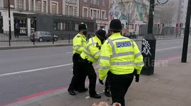 At least one arrest as anti-lockdown protesters gather in London