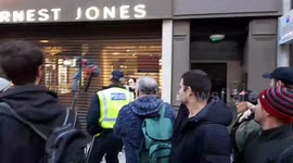 Police arrest possible anti-lockdown protest organiser at London rally