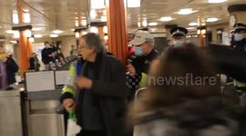 Piers Corbyn arrested at London anti-lockdown protest on Saturday