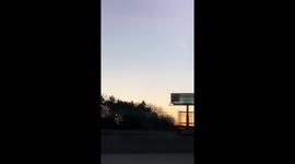 Fireball falling from the sky