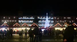 Mercadillo de navidad en Madrid con restricciones por el Covid 19