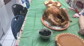 Thanksgiving Family Turkey Dinner Celebrations