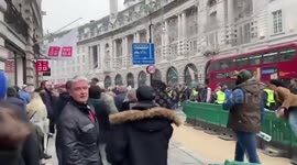 UK: Hundreds Of Anti-Lockdown Protesters March In London, More Than 150 Arrests Made 3