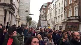 UK: Hundreds Of Anti-Lockdown Protesters March In London, More Than 150 Arrests Made 2