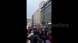 UK: Hundreds Of Anti-Lockdown Protesters March In London, More Than 150 Arrests Made