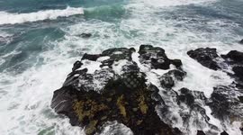 Ocean flight: Beautiful stock drone footage of the sea at Mossel Bay on South Africa’s Western Cape