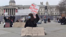 French community protest against controversial security bill in London