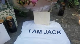 Tributes left for London Bridge terror attack victims on first anniversary.