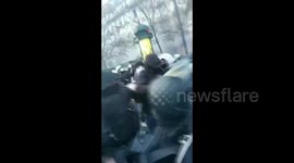 France: Clashes Erupt At Protest Against New Security Legislation In Paris 3