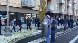 US: ‘Back The Blue’ Peaceful March During Thanksgiving Weekend In Vancouver, Washington