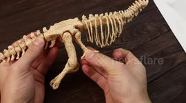 YouTuber creates model T-Rex skeleton with 3D pen