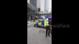 Package deemed non-suspicious and surrounding roads reopen after bomb scare near Heron Tower in London