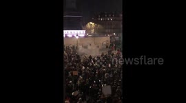 France: Clashes Erupt At Protest Against New Security Legislation In Paris 4