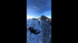 360 video shows epic alpine run