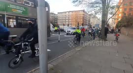 UK: Hundreds Of Cyclists Join ‘Save Our Lane’ Protest In Kensington High Street