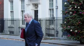 UK Cabinet Ministers in Downing Street - Slow Motion