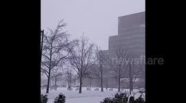 US: First Major Snow Of The Season In Northeast Ohio 2