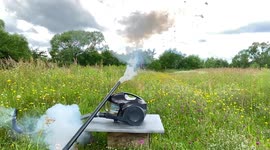 Ukrainian YouTuber sets off fireworks inside vacuum cleaner in bizarre experiment