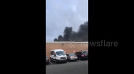 4-alarm fire caused by explosion in Englewood, New Jersey