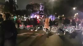London cyclists descend on Parliament Square in support of pandemic-hit musicians