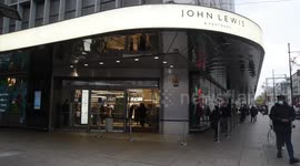 Oxford Street Shops Remain Quite Despite Coming Out Of Lockdown