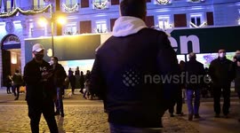 El Belén navideño de Madrid delante de la real casa de correos