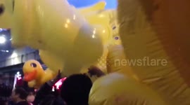 Thailand: December 2 Protest – Inflatable Ducks, Aliens, And Unicorns Are Back