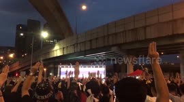 Thailand: Protesters Raise 3-Finger Salute As Nat’l Anthem Plays During December 2 Protest