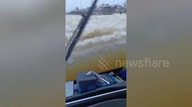 Bus Driver Battles Through Thailand Floods