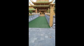 The largest gold-plated temple in Vietnam