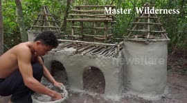 Rescue The Wild Rabbit From Trap Then Build Castle Mud's House