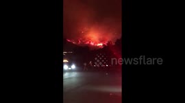 US: Evacuation Order Issued Due To Willow Fire In El Cajon, CA 2