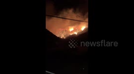 US: Fast-Moving ‘Bond Fire’ Erupts In Silverado Canyon In California, Evacuation Ordered 3