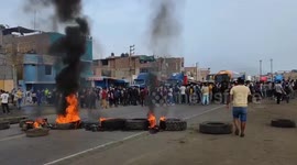Peru: Agricultural Workers Protest, Blocking Pan American Highway In Chao