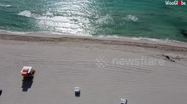 Miami Beach during lockdown for COVID19  Full drone footage
