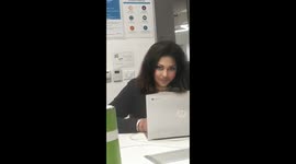 Camera tricks during training at office