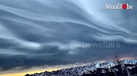 Canada storm chaser films stunning timelapse of unique rolling cloud formation