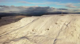 First Snow Of Winter In N. Ireland - Drone Scenes - Part 1