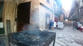 Street Food a Palermo, Sicilia, Italia - Street Food in Palermo, Sicily, Italy