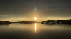 Time Lapse: Sunset at Sayama Lake,  Japan