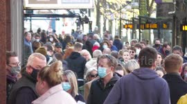 Crowds return to local high streets following UK lockdown