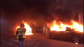 Violence erupts in new Paris protest against security law