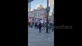 Canada: Anti-Mask Protest Draws Hundreds In Vancouver