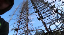 Walking Next to Abandon Russian Military Equipment - Cold War - Chernobyl