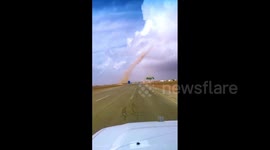 Saudi Arabia: Sand Tornadoes Spotted In Al-Jawf Province 2