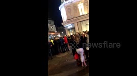 UK: 4 Arrested, Large Crowd Gather Outside Of Harrods, London