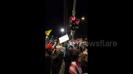 US: Trump Supporters Protest In Huntington Beach, CA Against Statewide Curfew Order 5