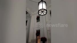 Christmas Wreaths Decorate The White House