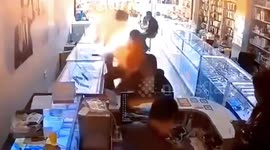 Phone explodes in man's face as he attempts to change the battery in China
